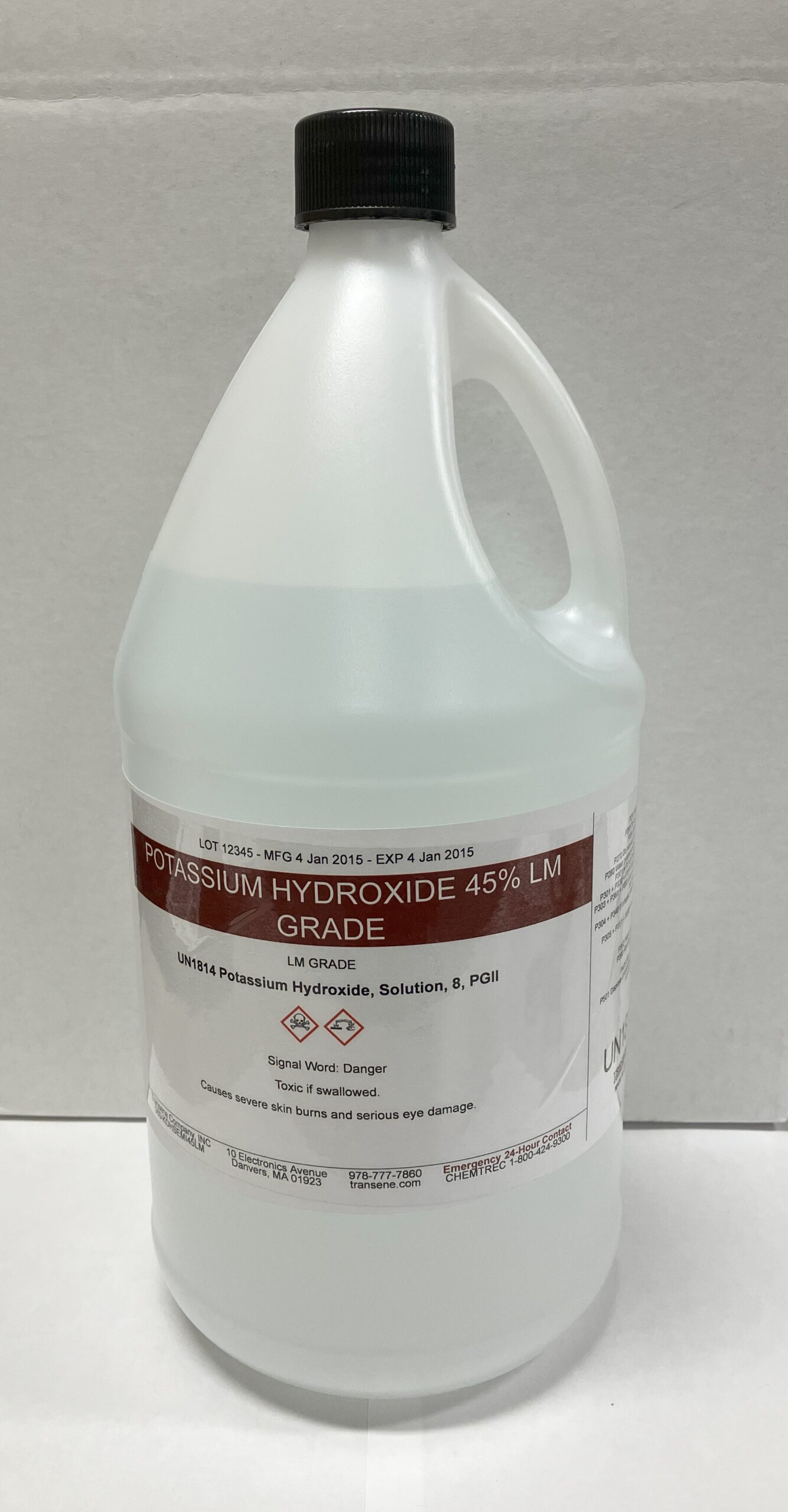 Potassium Hydroxide (KOH) 45% LM